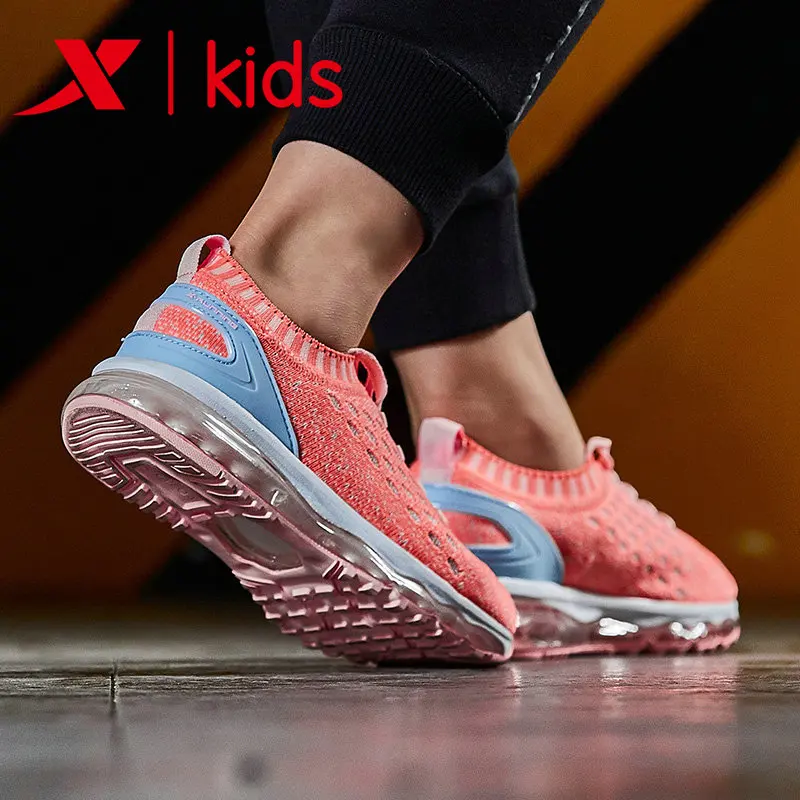 

682214119776 Xtep children's girls shoes spring new girls sports shoes full palm cushion running shoes'