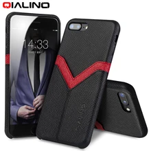 QIALINO чехол для iPhone 8 Plus роскошный чехол из натуральной кожи для iPhone 8 7 тонкий модный для 4,7/5,5 дюймов