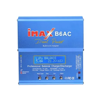 

New 80W iMAX B6AC 100V-240V Car Charger Lipo NiMH 3S RC Lithium Battery Balance Digital LCD Screen RC Hobby