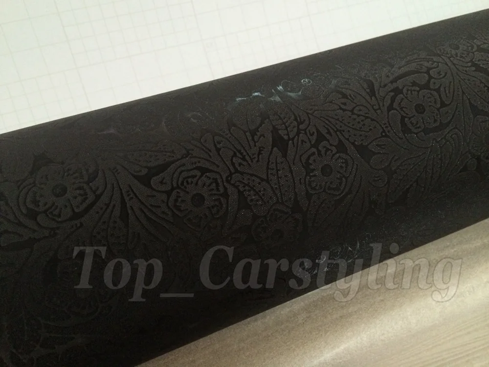 3d follower real carbon fibre vinyl 3m uniquely car wrapping film foil sticker black 3D (6)