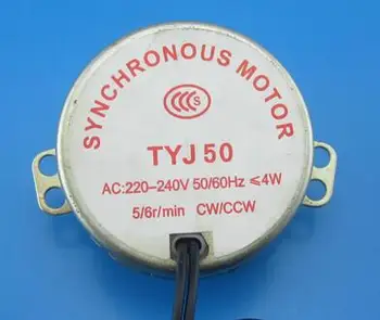 

220V 5r/6rpm electric fan synchronous motor tyj-50 4w low speed