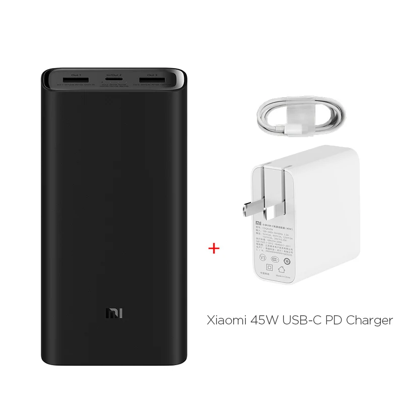 Xiaomi Power Bank 3 20000mAh 50W PB200SZM 3 USB Type C Fast Charging Portable Mi Powerbank 20000 External Battery Poverbank samsung battery pack Power Bank