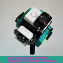 360 degree Panorama Tripod Bracket Camera for Xiaomi Yi Action Camera Panorama Camera Accessories (loading 6 cameras)