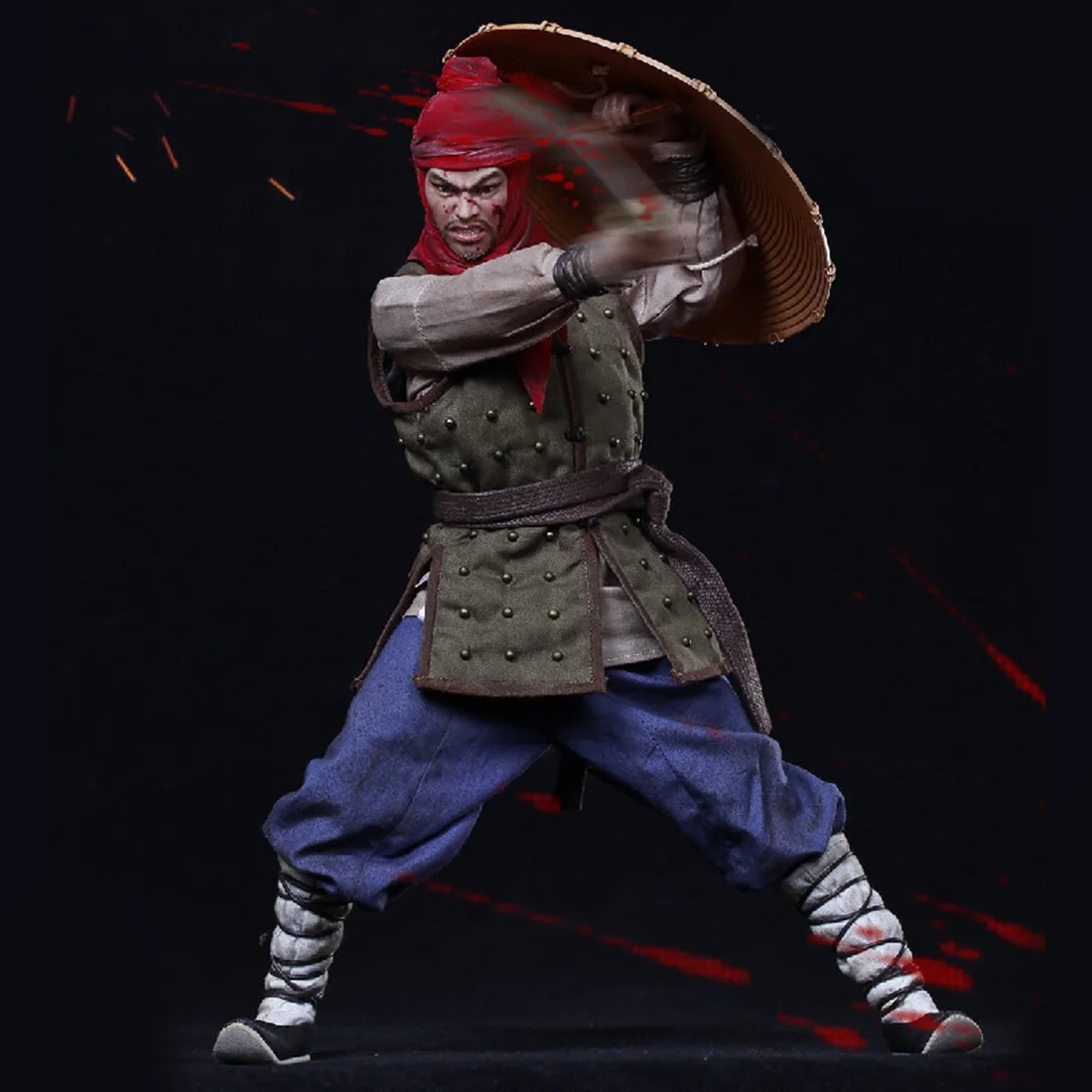 Surwish 1/6 30 см высокая Древняя китайская солдатская модель династии Мин серия Qi армейская фигурка модель с саблем и щитом