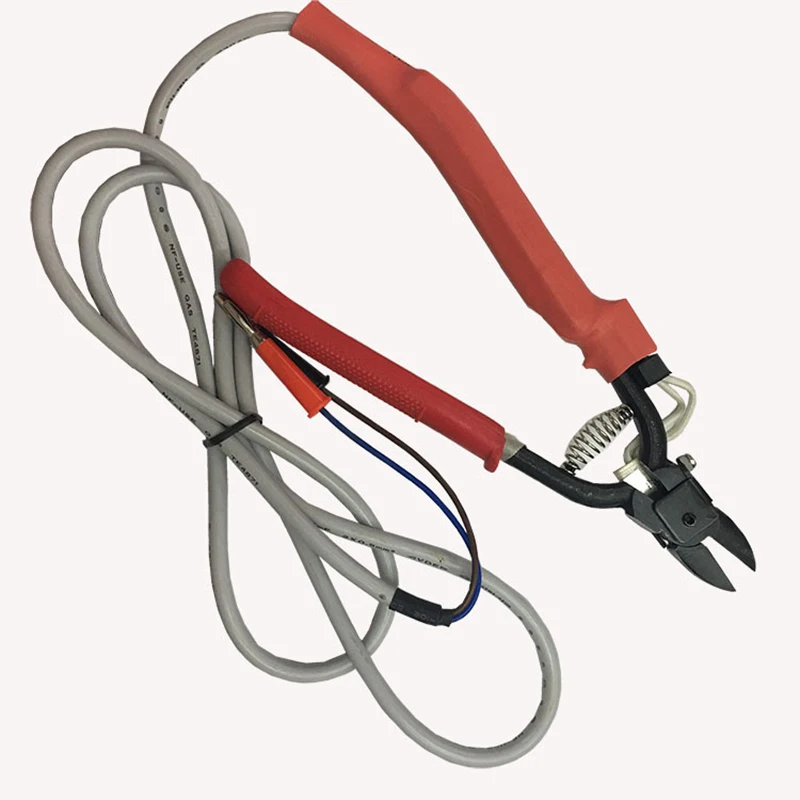 Tesoura de Calor Elétrico Nipper Calor Cortador Lateral Alicate Diagonal Corte Ht180 y 24 v - Image 3