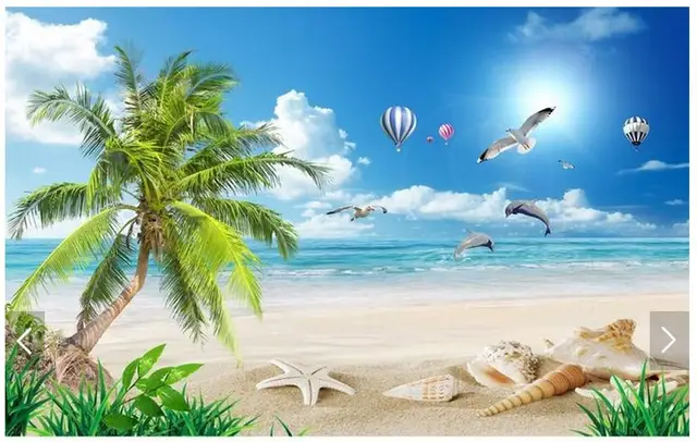 3d beach