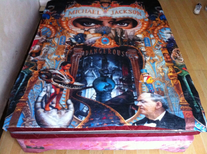 wholesale price Michael Jackson Custom map, imitation ferrets cashmere