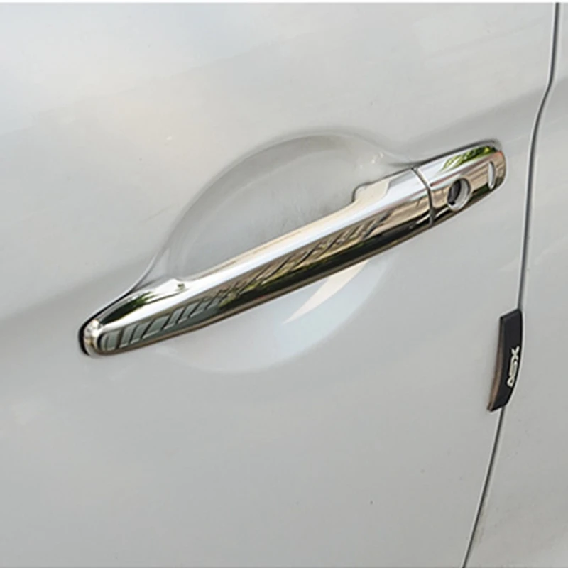 Для Mitsubishi Outlander 2016 2017 ABS хромированные дверные ручки крышки Планки Рамка