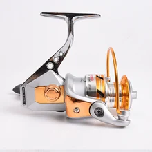 LEO Топ-класс, безрукавка, спиннинговая Рыболовная катушка с полным металлическим корпусом, 10+ 1BB, рыболовная спиннинговая катушка для морской рыбалки, GAS1000-GAS7000
