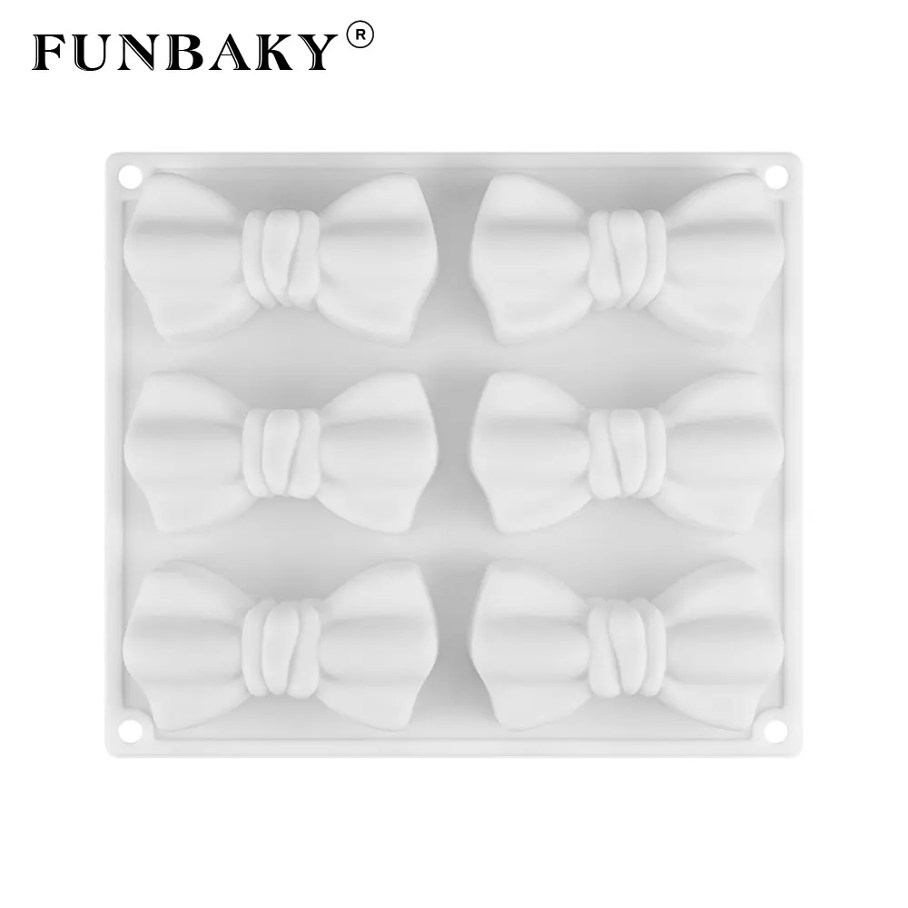 FUNBAKY 6 полости форма чаши украшения торта инструменты силиконовые формы 3D формы для Мусса жаропрочная посуда для десерта для выпечки