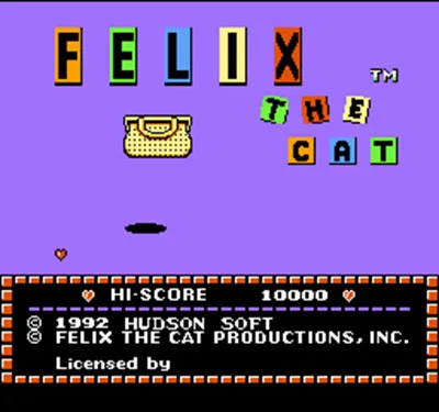 

FELIX the cat Region Free 8 Bit Game Card For 72 Pin Video Game Player