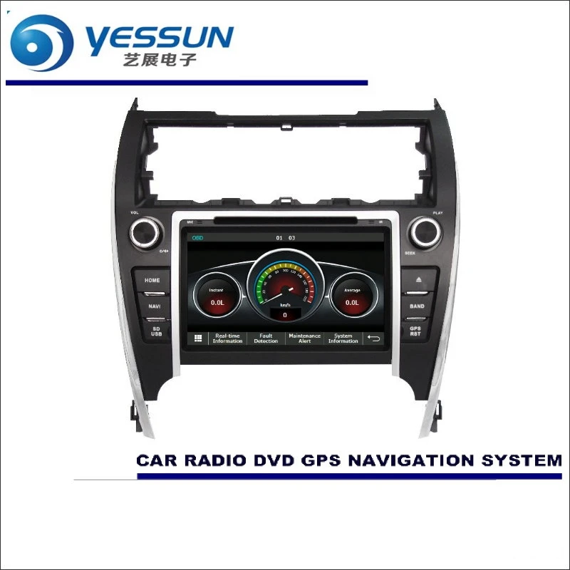 Discount YESSUN For Toyota Camry 2012~2016 America Car Radio CD DVD Player Amplifier HD TV Screen GPS Navi Navigation Audio Video System 3