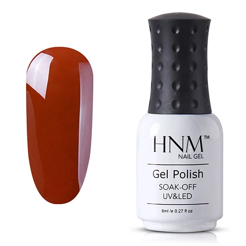 HNM 8 мл гель кофейно-коричневый Сериз УФ гель лак для ногтей светодиодный гель замачиваемый полуперманентный Эмаль дизайн ногтей маникюр гель лак - Цвет: 11