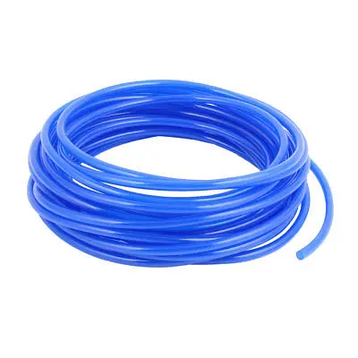 

6mmx4mm Dia 10M Length Fuel Gas Air Polyurethane PU Tubing Hose Pipe Blue