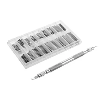

Practical 360Pcs 8-25mm Watch Band Spring Bars & Strap Link Pins Remover Tool Watchmaker
