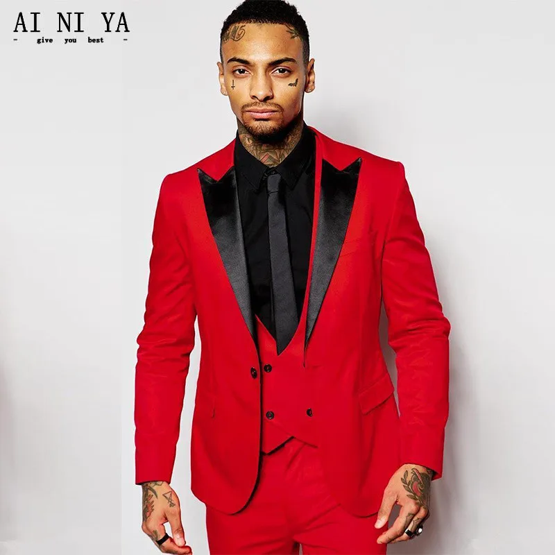 black-red-grooms-tuxedos-2016-for-wedding