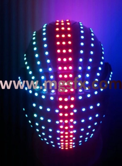 LED Helmet / LED ROBOT Helmet / Kryoman Helmet