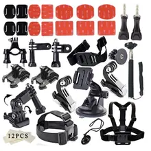 Hot Sell Gopro Accessories Set Kits for Gopro hero4 session 4 3 plus SJ4000 Xiaomi Yi 2 4k WIFI Action Camera