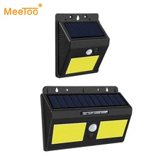 COB 35/70 светодиодный солнечный Мощность лампы Открытый Водонепроницаемый Солнечный садовый светильник Smart движения PIR датчик для ограды путь безопасности настенный светильник