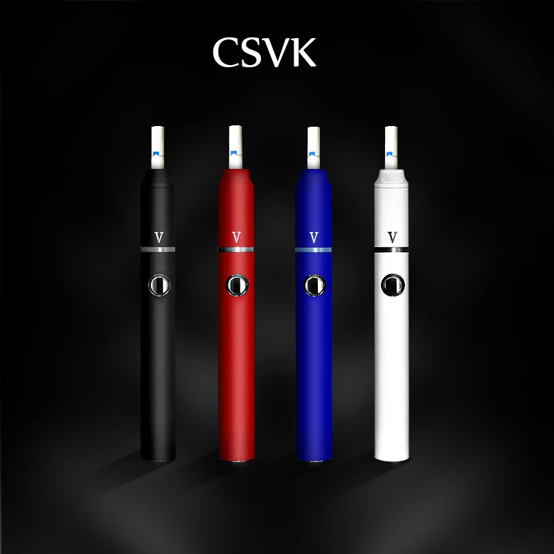 

CSVK 2.4 plus No heat burn tobacco heating stick 1300mah 3.7v e-cig ceramic heater not burn heating cigarette with stick