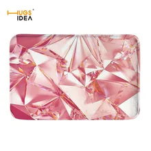 HUGSIDEA 3D Алмазная печать ковры для гостиной Розовый домашний дверной пол декоративный Придверный коврик Нескользящие коврики для ванной комнаты и кухни коврики Tapis