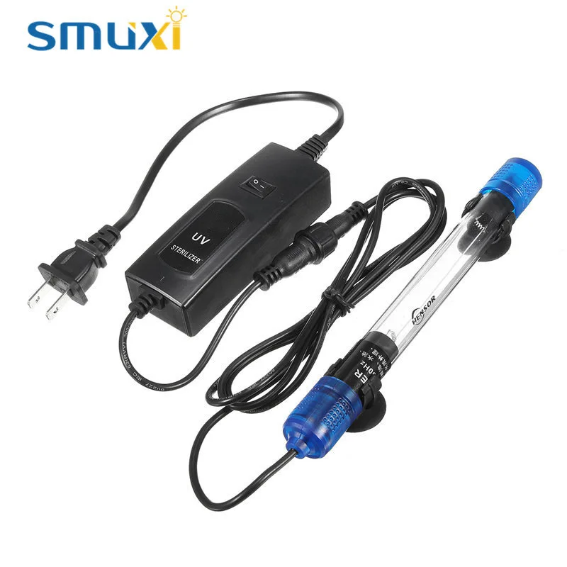 Smuxi погружной ультрафиолетовая лампа УФ стерилизатор светильник трубки 5 Вт 7 9 11