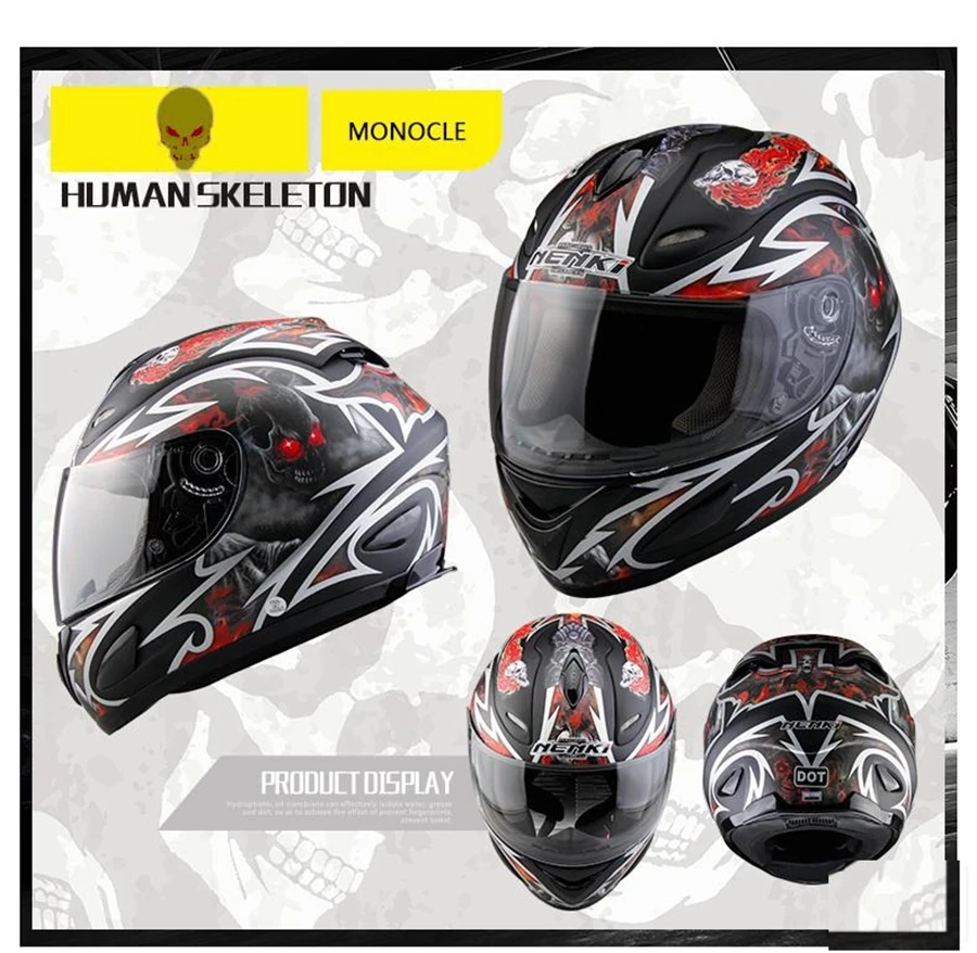 1 шт, NENKI мотоциклетный шлем, шлем для мотокросса, шлем для бездорожья, шлем для гонок с прозрачными линзами