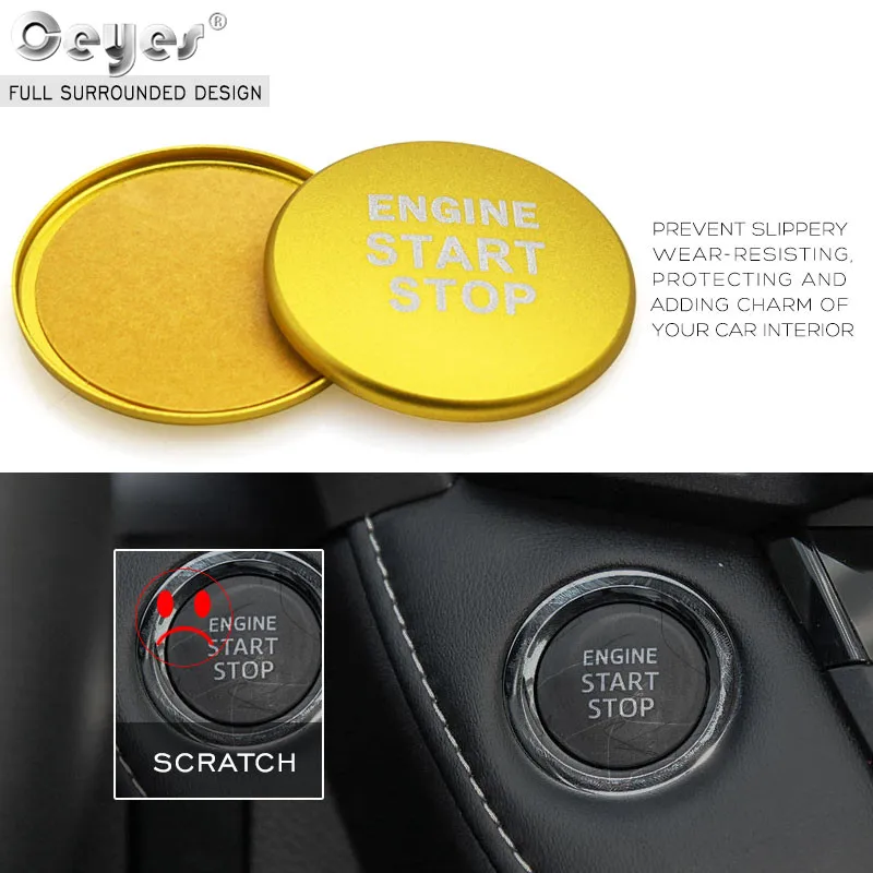 Start Engine Button Ring for TOYOTA (27)
