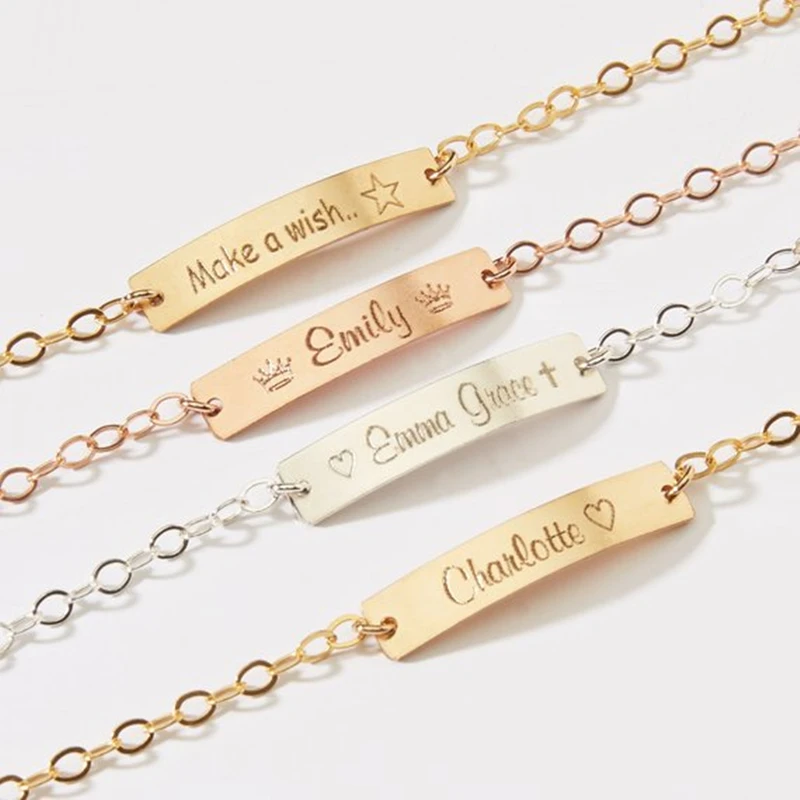 Personalized Custom Baby Name Bracelet 