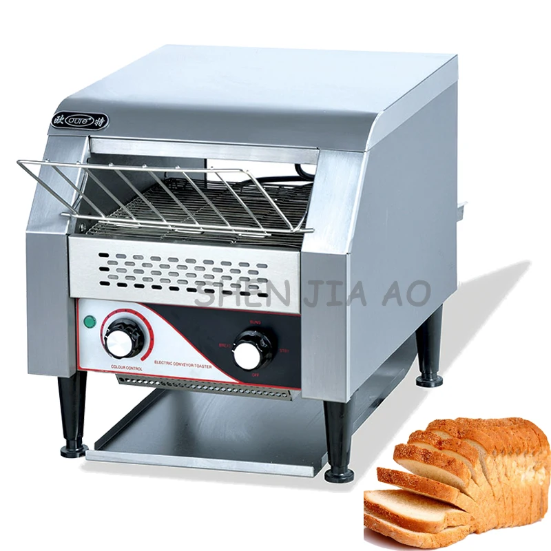 Коммерческая цепь Тип тостера духовка TDL-150 Вертикальная печь для хлеба тостер оборудование для пищевой промышленности 220 В 1,34 кВт