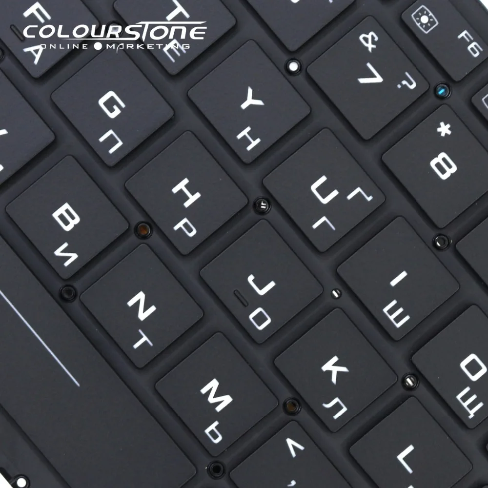 GX501 Новая русская клавиатура для ноутбука ASUS GX501VI GX501VS с подсветкой черного цвета