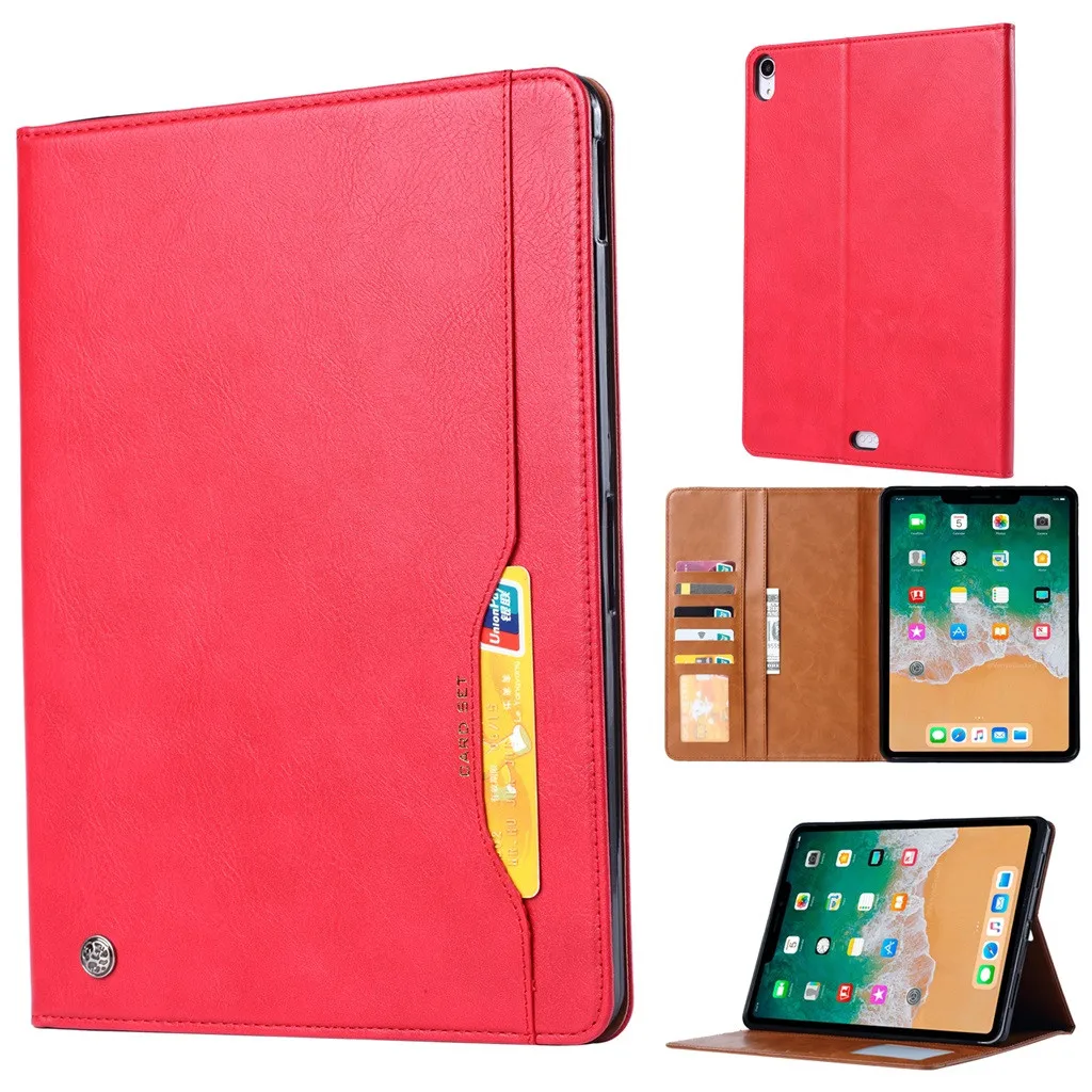 High Quality Release Folio Leather Wallet Card Stand Case Cover Tablet Case For iPad Pro 11 Inch Tablet Accessories