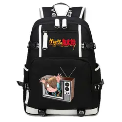 Аниме GeGeGe нет Kitaro рюкзак косплэй сумка для ноутбука плечо ученические сумки для путешествий Boobkag холст для женщин мужчин