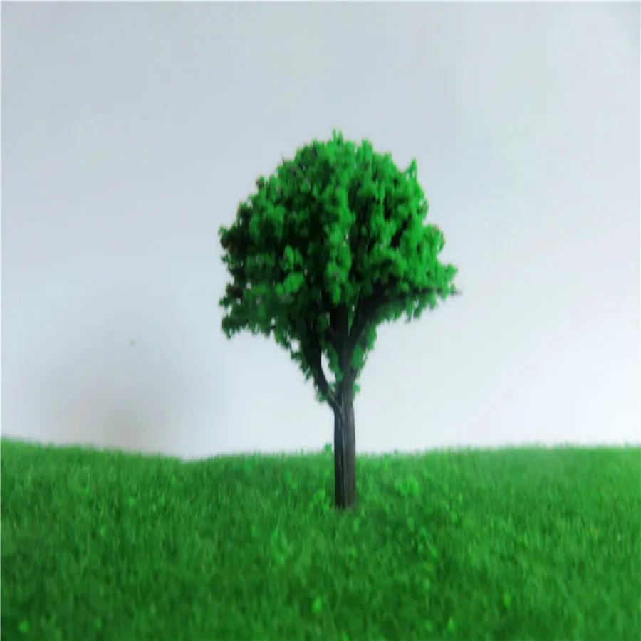 new architecture 3d scale artificial plastic model  green tree  layout307