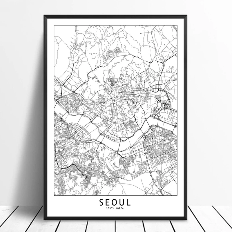 Настенная картина черный и белый цвет|Рисование каллиграфия| |