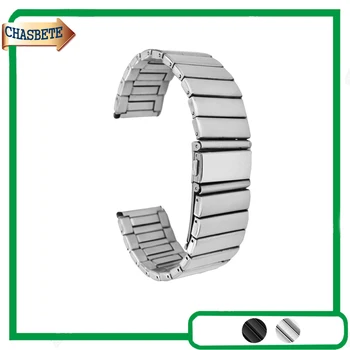 

Stainless Steel Watch Band for Ulysse Nardin Watchband 22mm Metal Strap Belt Wrist Loop Bracelet Black Silver +Tool + Spring Bar