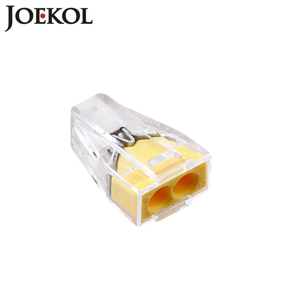 (10 pcs/lot) PCT-102 773-102 Push wire connector 2 pin conductor terminal block cable | Обустройство дома