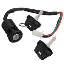 4 Wires 2 Ignition Keys Start Switch 50 70 90 110 125cc Fit Chinese ATV Go Kart