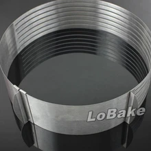 6-8 дюймов диаметр формы для торта из нержавеющей стали регулируемый слой нож для нарезки торта набор мусс для нарезки коржей установка кольца для дома DIY