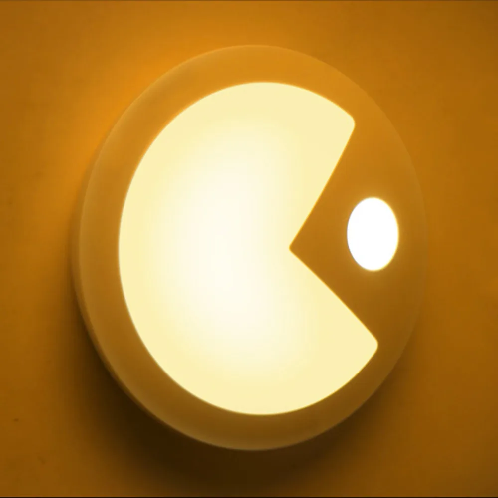 

New PIR Human Body Motion Light Sensor LED Night Light Wireless Infrared Induction Lamp Cabinet Bedside Hallway Charge battery