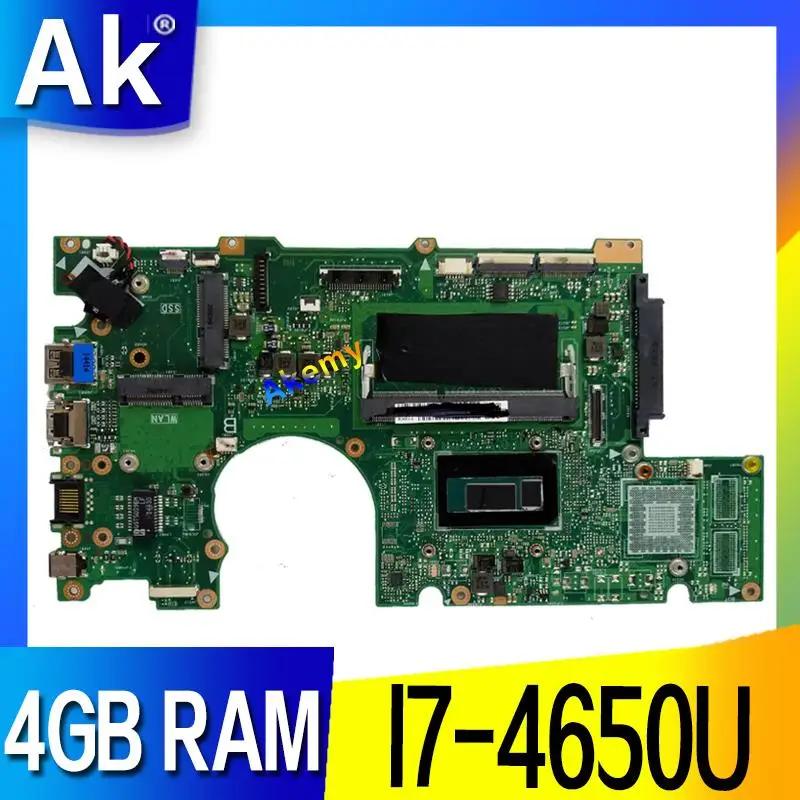 BU401LAV материнская плата I7-4650U/i7-4510U процессор 4 Гб оперативная память для ASUS BU401L BU401LG BU401LA BU401LAV ноутбук материнская плата