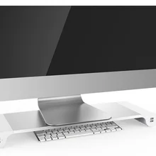 Премиум алюминиевый ноутбук монитор стенд с 4 портами USB 3,0 для Macbook ноутбук с системой Windows PC