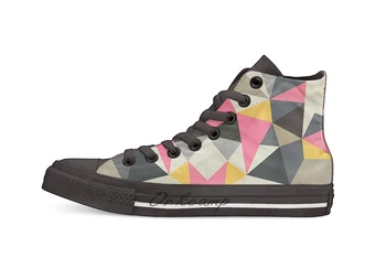 

Lemonade Stand Tris Casual High Top Canvas shoes sneakers For Drop shipping