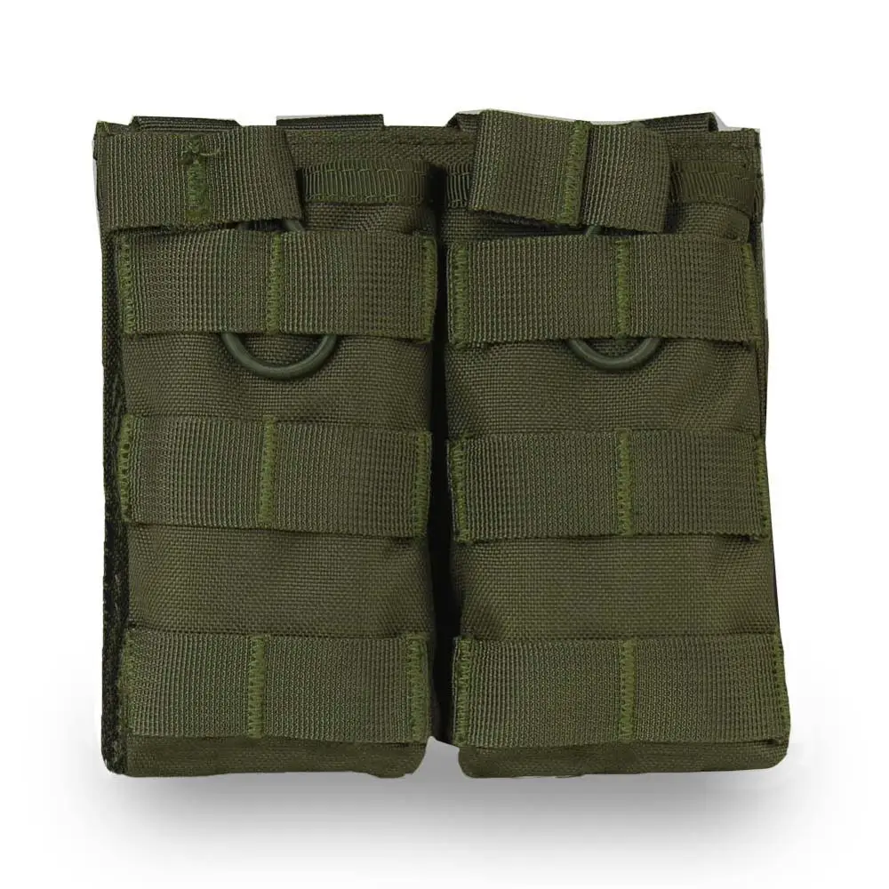 OD Пейнтбол подсумок 1000D нейлоновый военный M4 AK система Molle двойной подсумок для магазинов - Цвет: OD