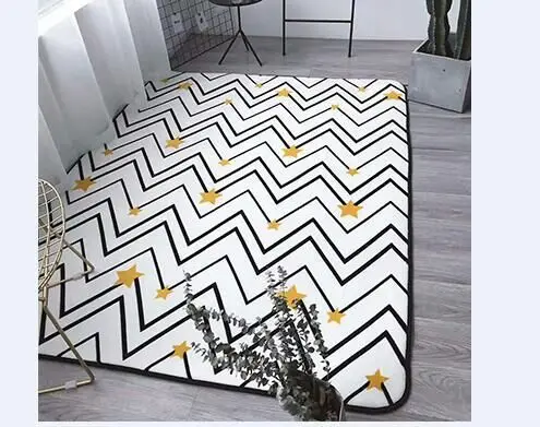 LOUTASI Modern Geometric alfombra Carpet for Living Room Bedroom Parlor Area Rugs Floor Carpets Anti-Slip Soft Mats Home Decor