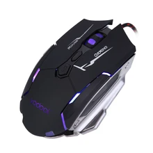K1015 7 Buttons 4 Colors LED 4000 DPI Adjustable Optical USB Wired Mouse Gamer Professional Gaming Mouse Mice Wired mause