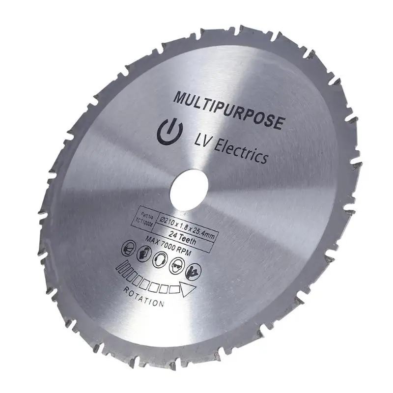 TCT Multi-functional круглые диски дисковые пилы деревянные режущие диски для деревообработки Металлические Пластиковые режущие диски