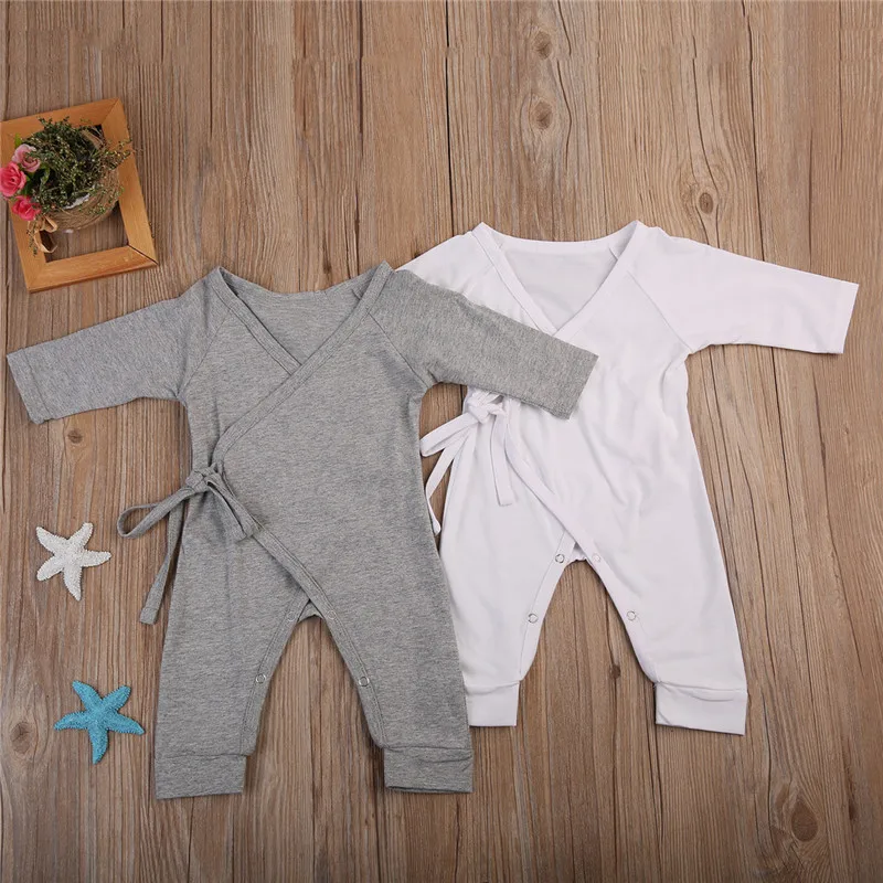 US Wings Newborn Baby Boy Girl Tops Romper Jumpsuit Bodysuit Sets Outfit Clothes