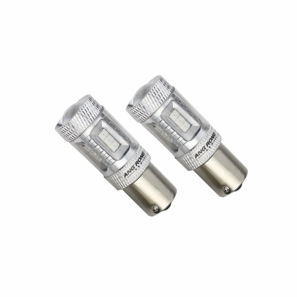 Angrong 2x Янтарный 1156 BA15s P21W 382 Автомобильный светодиодный светильник 15 SMD 2835 SAMSUNG светодиодный сигнальная Поворотная лампа обратный светильник LED DRL лампы