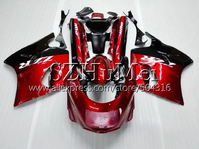 No. 7 Средства ухода за кожей для KAWASAKI NINJA ZZR1100 ZX 11R ZX-11R Оранжевый Фиолетовый ZX11 1SH2 ZX11R 93 94 95 96 97 98 99 00 01 ZX 11R 1993 2001 обтекатель - Цвет: No. 7